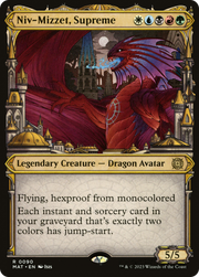 Niv-Mizzet, Supreme (MAT-090) - March of the Machine: The Aftermath: (Showcase)