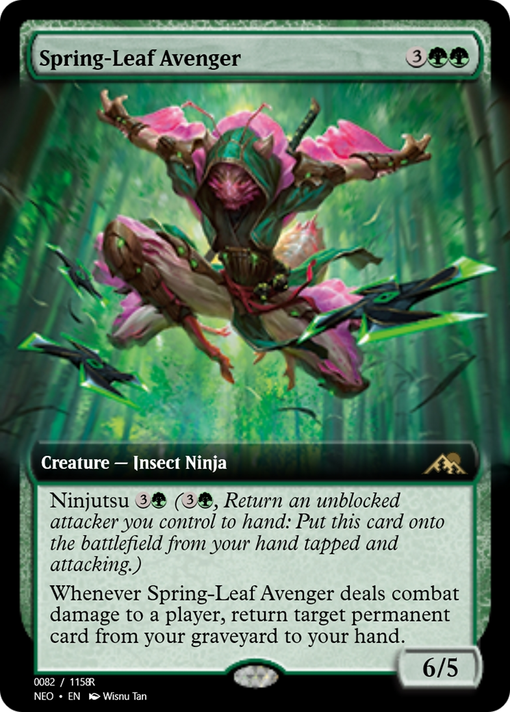 Spring-Leaf Avenger (PRM-98027) - Magic Online Promos Foil