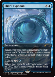 Shark Typhoon (GAME-028) - Store Championships Foil