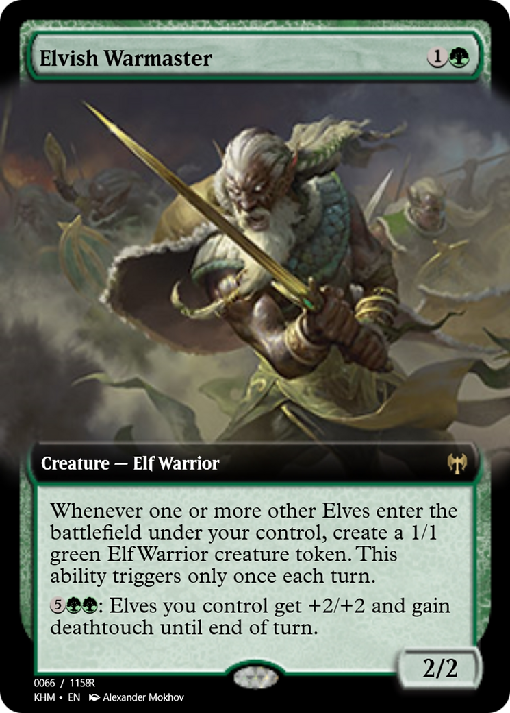 Elvish Warmaster (PRM-88332) - Magic Online Promos Foil