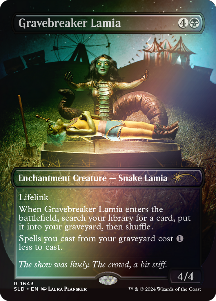 Gravebreaker Lamia (SLD-1643) - Secret Lair Drop: (enchantment) Foil