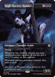 High-Society Hunter (Borderless) (FDN-320) - Foundations (Borderless) Foil