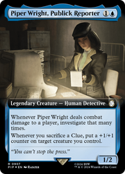 Piper Wright, Publick Reporter (PIP-907) - Fallout: (Extended Art) Foil