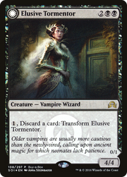 Elusive Tormentor // Insidious Mist (BABP-108) - Shadows over Innistrad Promos: (Double Faced Transform) Foil