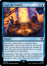Start the TARDIS (WHO-056) - Doctor Who Foil