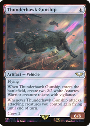 Thunderhawk Gunship (40K-167) - Warhammer 40,000 Commander Foil