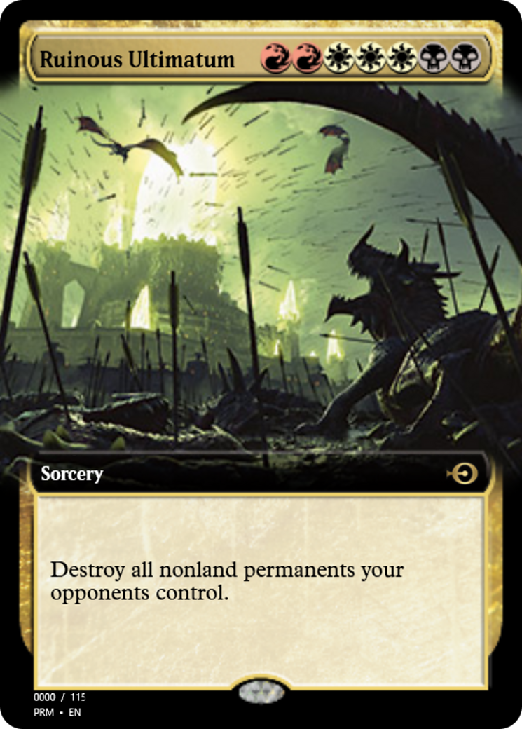 Ruinous Ultimatum (PRM-80893) - Magic Online Promos Foil