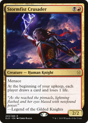 Stormfist Crusader (PPELD-203P) - Throne of Eldraine Promos Foil
