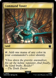 Command Tower (WHO-855) - Doctor Who Foil