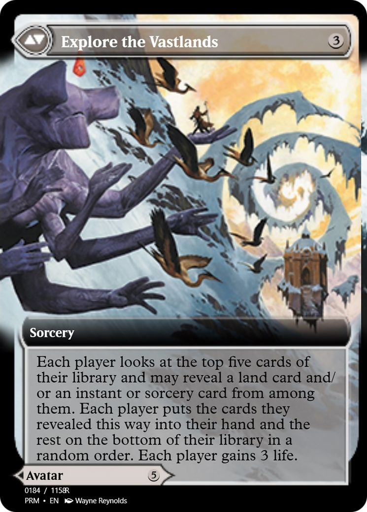 Wandering Archaic // Explore the Vastlands (PRM-90338) - Magic Online Promos Foil