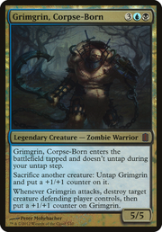 Grimgrin, Corpse-Born (OVER-005) - Commander's Arsenal Oversized Foil