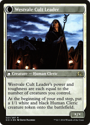 Hanweir Militia Captain // Westvale Cult Leader (PRE-21S) - Shadows over Innistrad Promos: (Double Faced Transform) Foil
