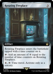 Rotating Fireplace (WHO-1052) - Doctor Who: (Extended Art) Foil