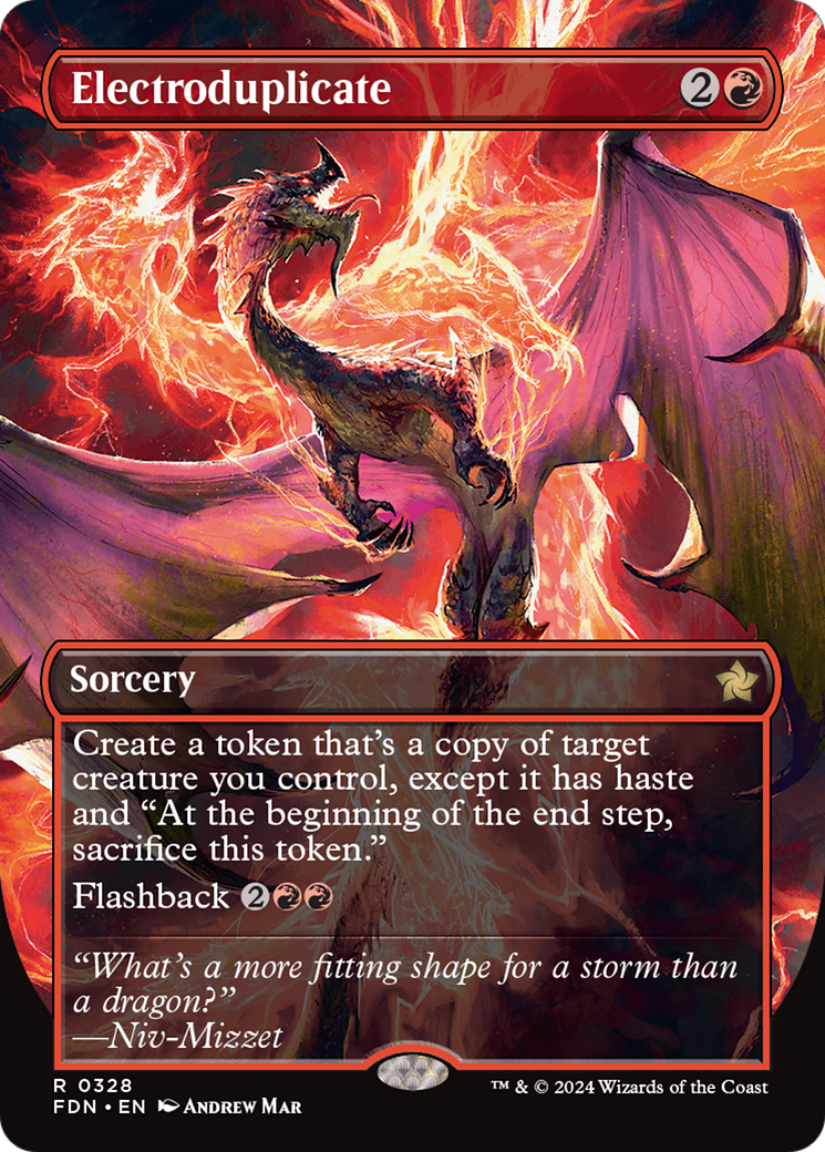 Electroduplicate (Borderless) (FDN-328) - Foundations (Borderless) Foil