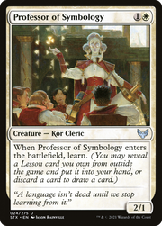 Professor of Symbology (STX-024) - Strixhaven: School of Mages Foil