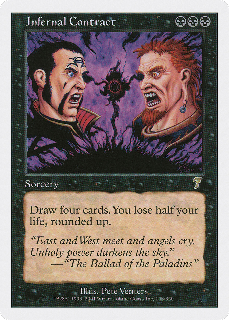 Infernal Contract (7ED-143) - Seventh Edition