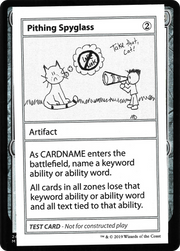 Pithing Spyglass (CMB1-108) - Mystery Booster Playtest Cards 2021