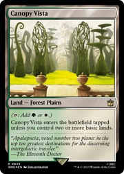 Canopy Vista (WHO-849) - Doctor Who Foil