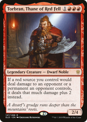 Torbran, Thane of Red Fell (PPELD-147P) - Throne of Eldraine Promos Foil
