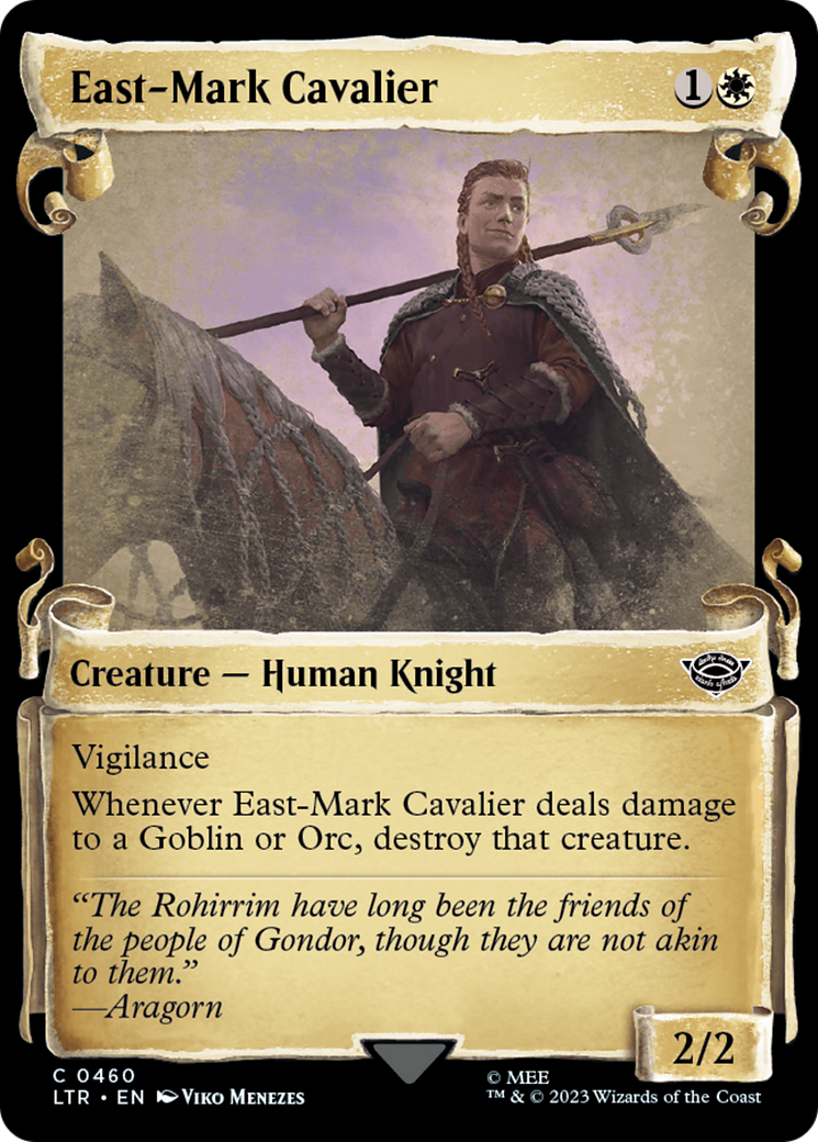 East-Mark Cavalier (LTR-460) - The Lord of the Rings: Tales of Middle-earth: (Showcase)