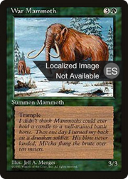War Mammoth (4BB-286) - Fourth Edition Foreign Black Border