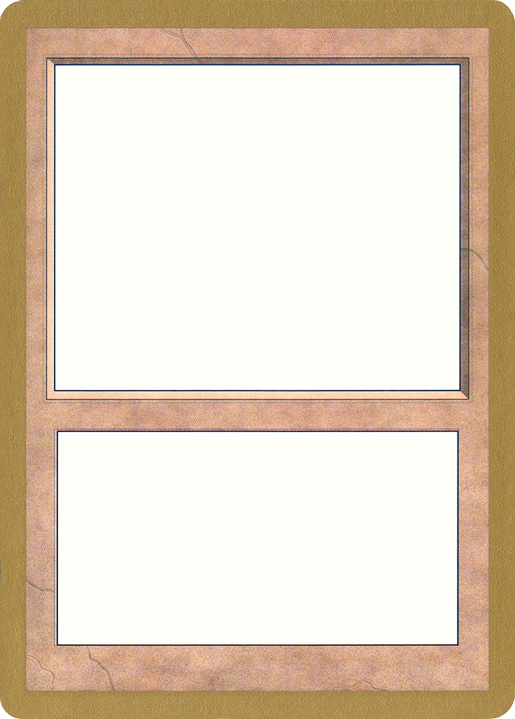 Blank Card (WCD-00A) - World Championship Decks 1999