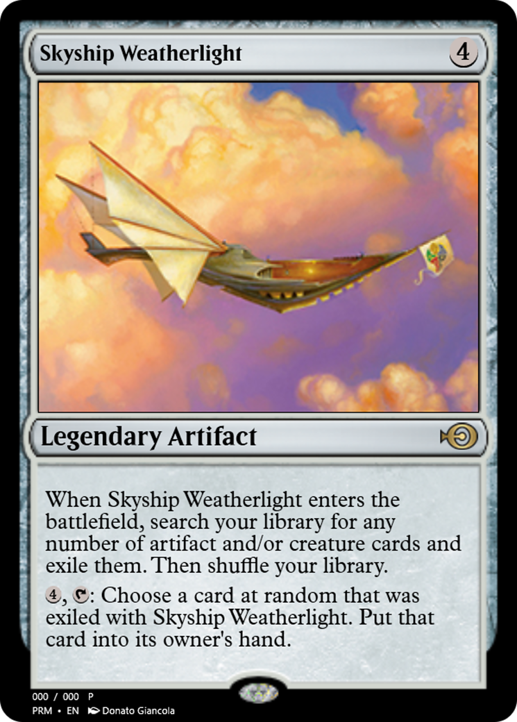 Skyship Weatherlight (PRM-62381) - Magic Online Promos Foil