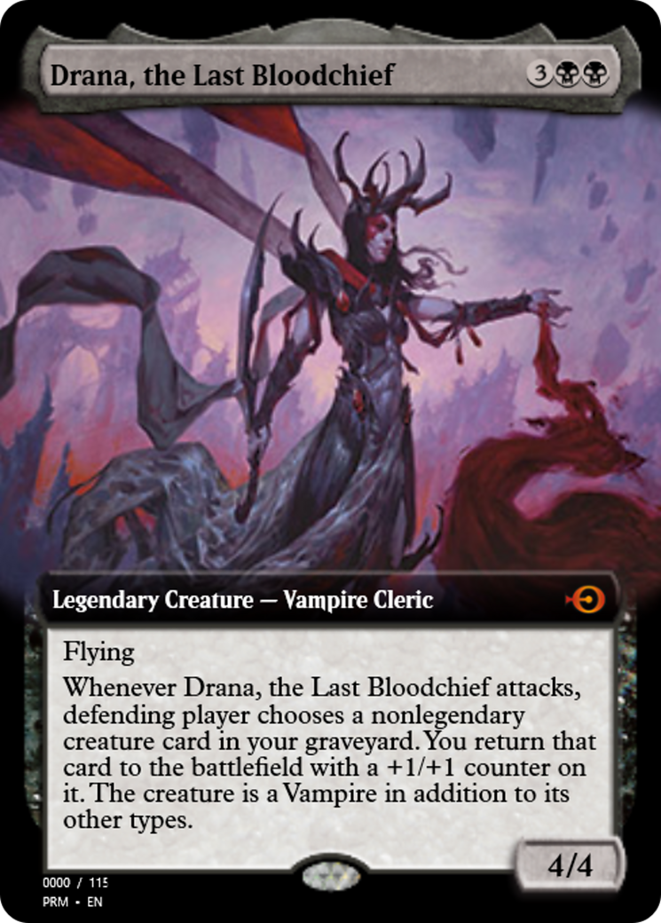 Drana, the Last Bloodchief (PRM-83742) - Magic Online Promos Foil