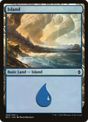 Island (BFZ-255) - Battle for Zendikar