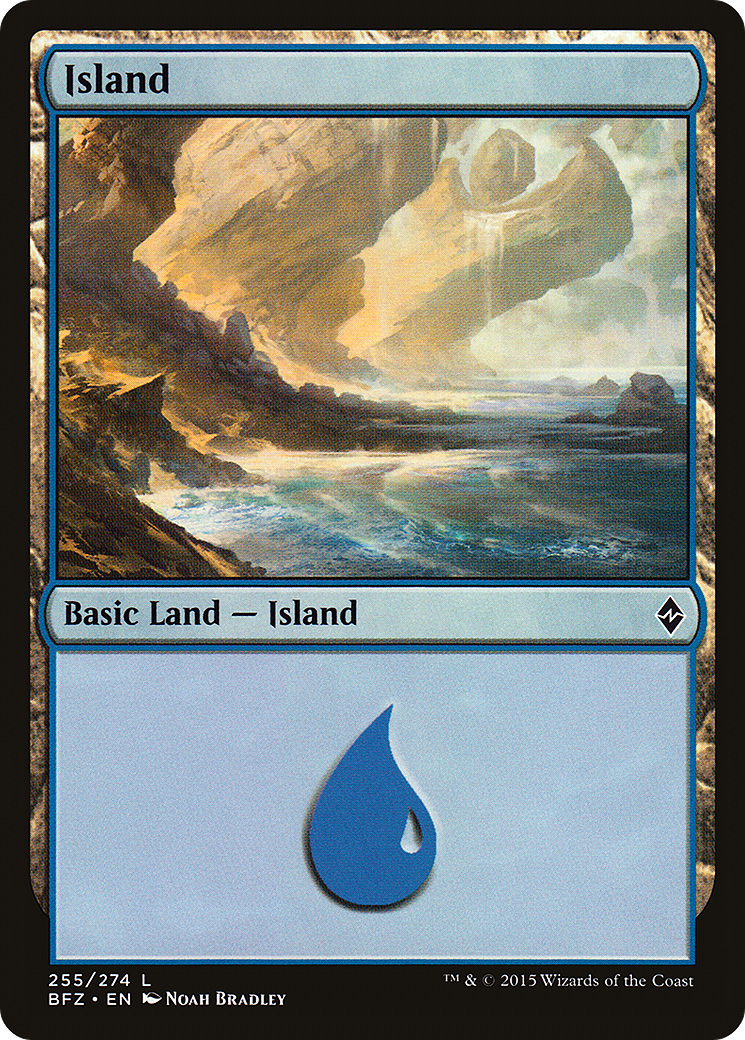 Island (BFZ-255) - Battle for Zendikar