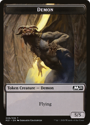Demon (TM21-006) - Core Set 2021 Tokens Foil