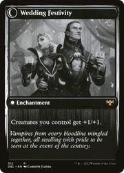 Wedding Announcement // Wedding Festivity (DBL-312) - Innistrad: Double Feature: (Double Faced Transform) Foil