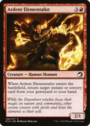 Ardent Elementalist (MID-128) - Innistrad: Midnight Hunt Foil