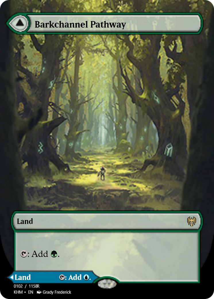 Barkchannel Pathway // Tidechannel Pathway (PRM-88404) - Magic Online Promos