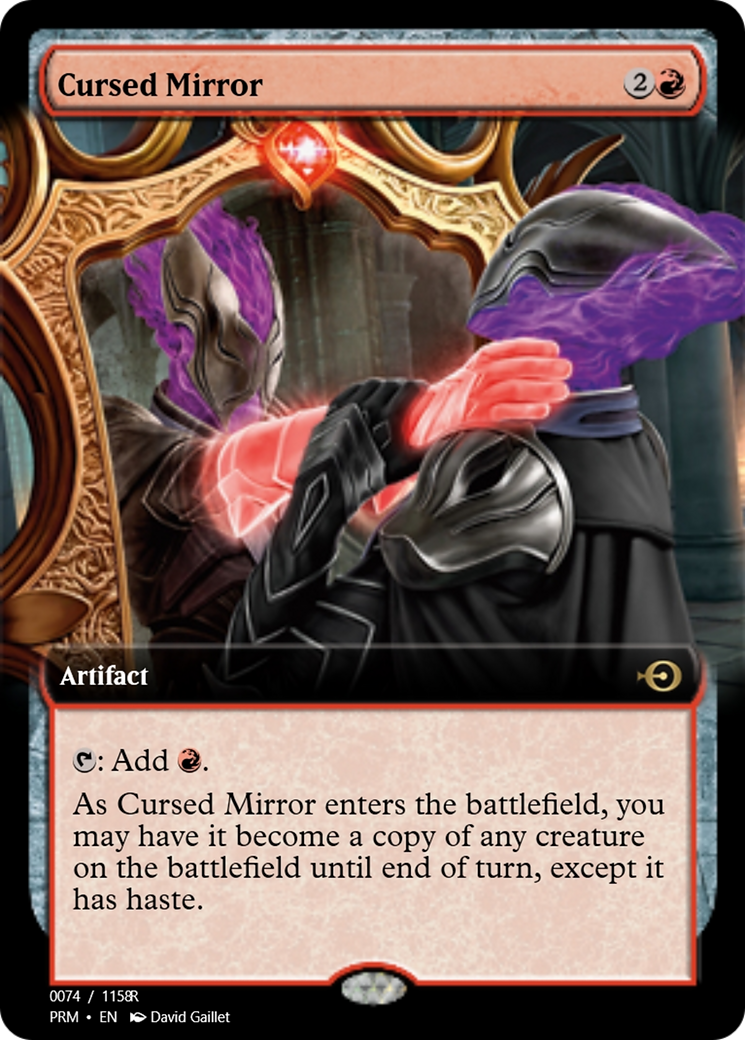 Cursed Mirror (PRM-90120) - Magic Online Promos Foil