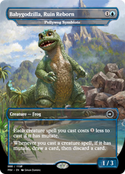 Pollywog Symbiote (PRM-80931) - Magic Online Promos / Babygodzilla, Ruin Reborn Foil