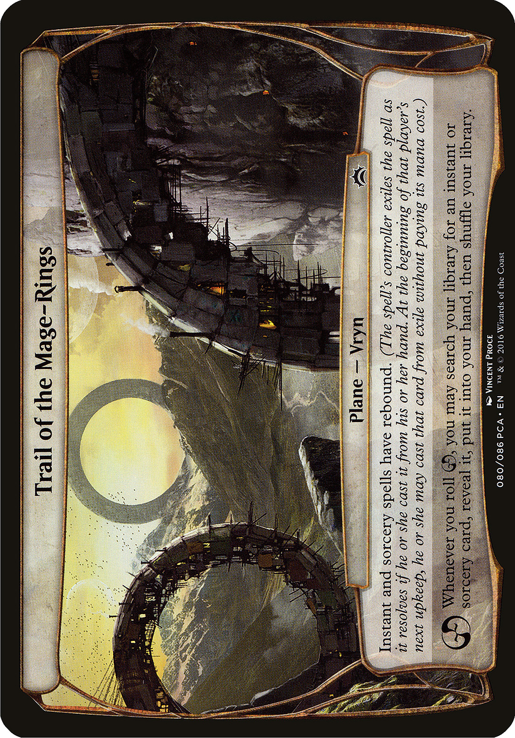 Trail of the Mage-Rings (OVER-) - Planechase Anthology Planes
