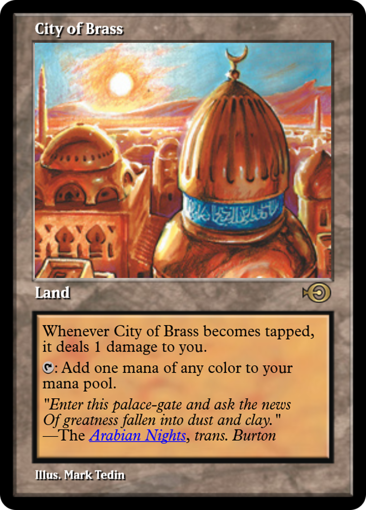 City of Brass (PRM-35952) - Magic Online Promos Foil