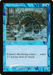 Horned Turtle (7ED-80★) - Seventh Edition Foil