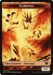 Elemental (TNEC-004) - Neon Dynasty Commander Tokens