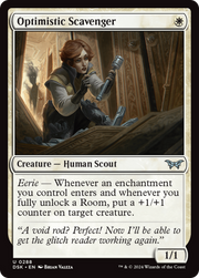 Optimistic Scavenger (DSK-288) - Duskmourn: House of Horror Foil