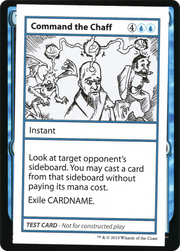 Command the Chaff (CMB1-018) - Mystery Booster Playtest Cards 2021