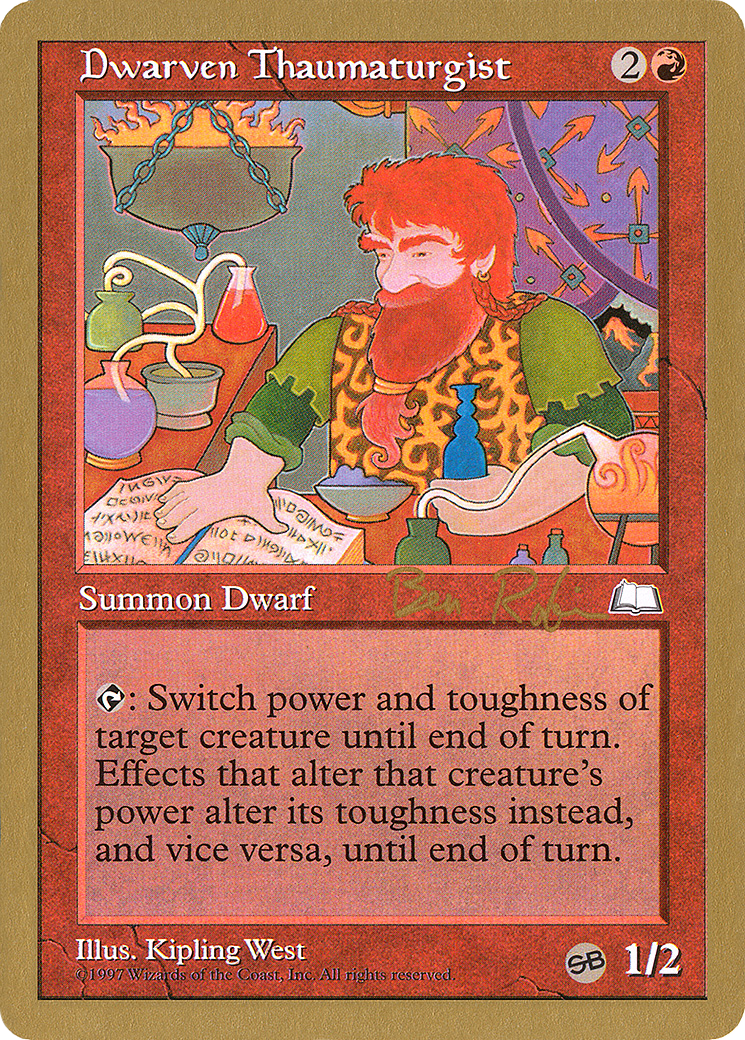 Dwarven Thaumaturgist (WCD-BR98SBA) - World Championship Decks 1998