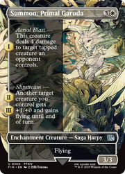 Summon: Primal Garuda (FIN-360) - FINAL FANTASY: (enchantment) (Borderless)