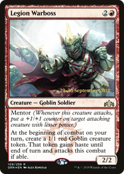 Legion Warboss (PRE-109S) - Guilds of Ravnica Promos Foil