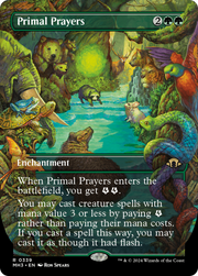 Primal Prayers (MH3-339) - Modern Horizons 3 (Borderless) Foil