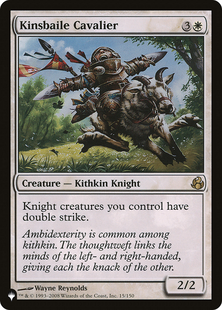 Kinsbaile Cavalier (LIST-015) - The List