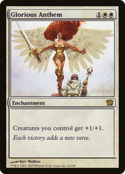 Glorious Anthem (9ED-16★) - Ninth Edition Foil