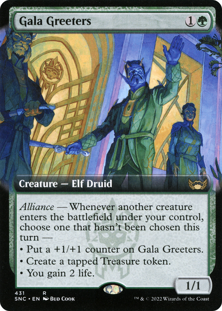 Gala Greeters (SNC-431) - Streets of New Capenna: (Extended Art) Foil