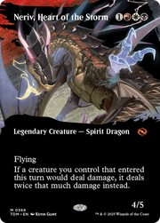 Neriv, Heart of the Storm (TDM-366) - Tarkir: Dragonstorm: (Showcase) (Borderless) Foil
